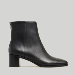 NEW Madewell Essex Black Ankle Boots Size 7 Women's Minimalist Professional